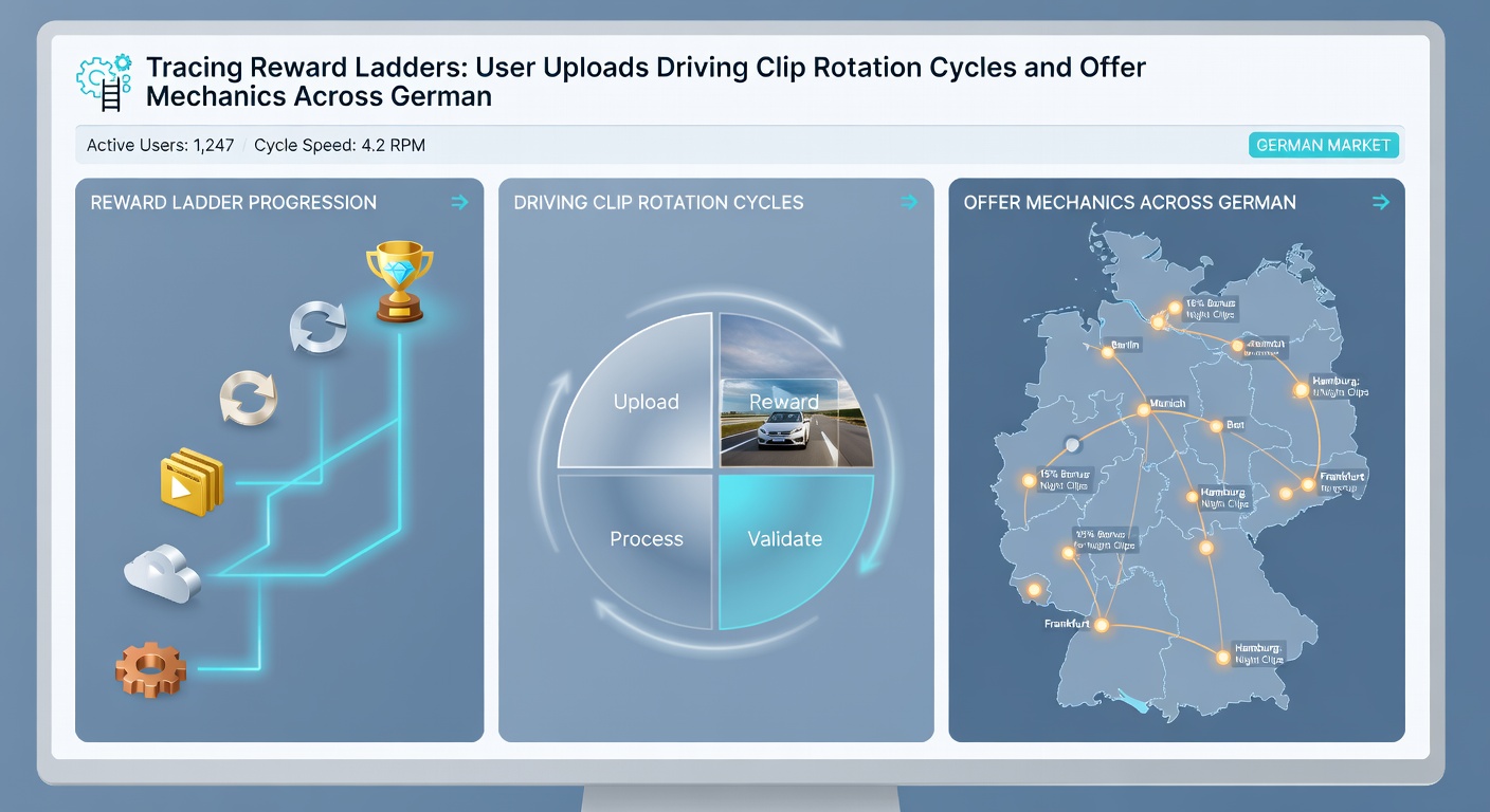 Detailansicht von Clip-Rotationszyklen und Angebotsmechanismen durch Community-Uploads in Splash-Archiven